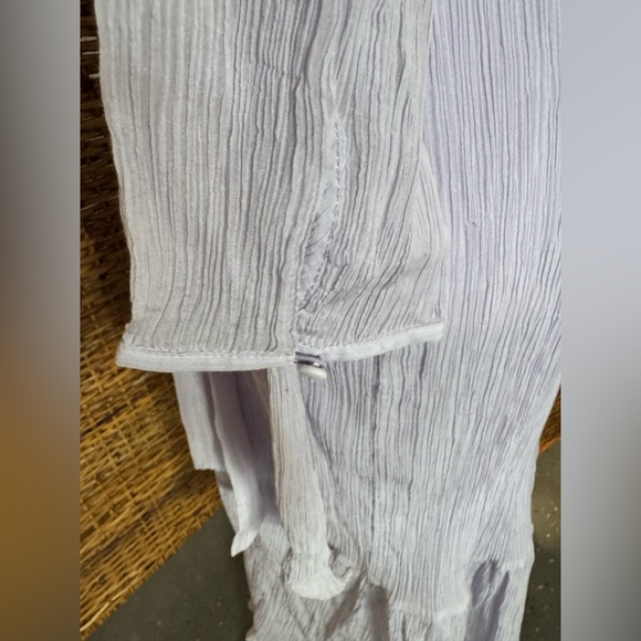 NWT J Crew Point Sur Crinkled‎ Faux Wrap Midi Dress  (8P) $198 - Picture 8 of 9